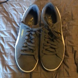 Grey puma sneakers
